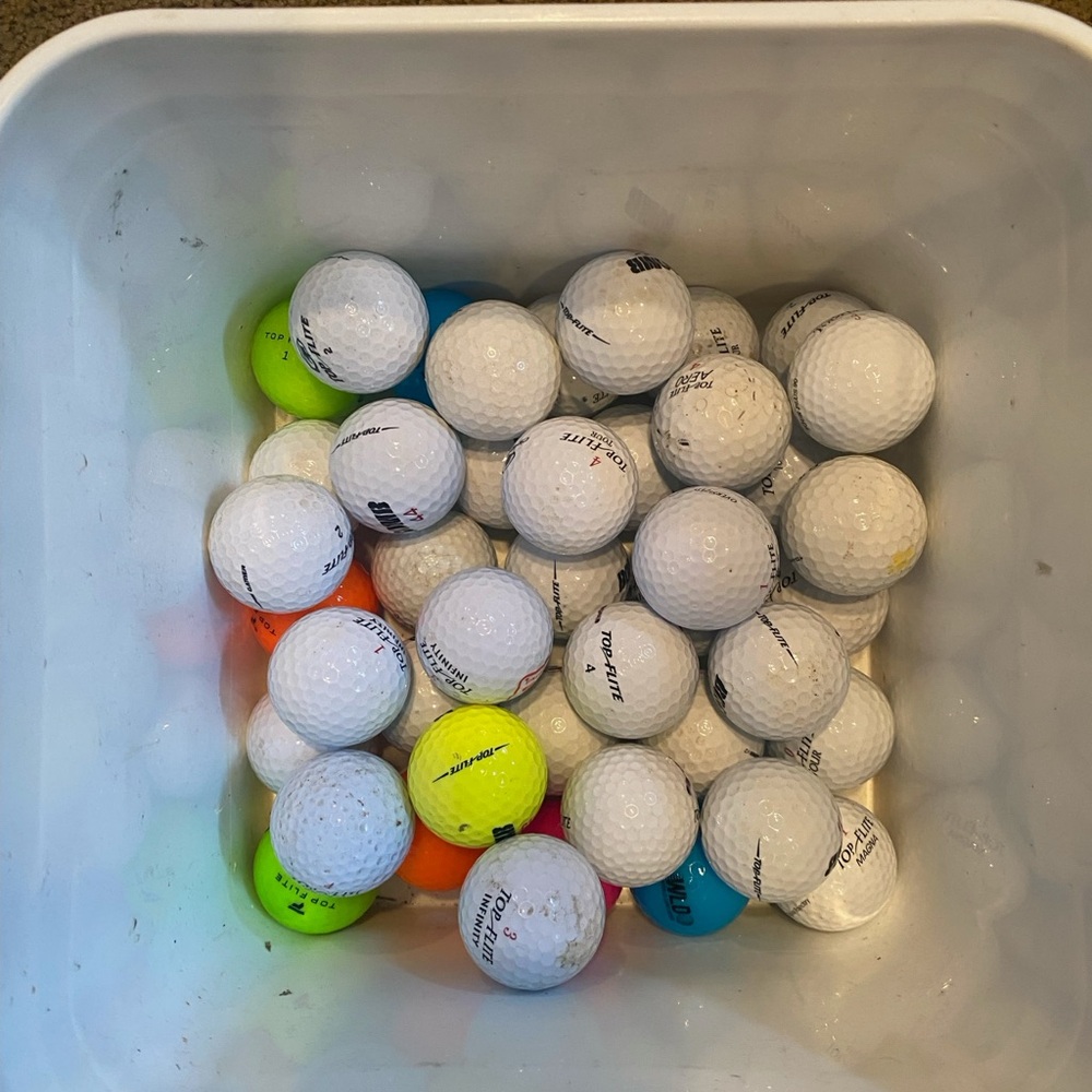 Top Flite used golf balls